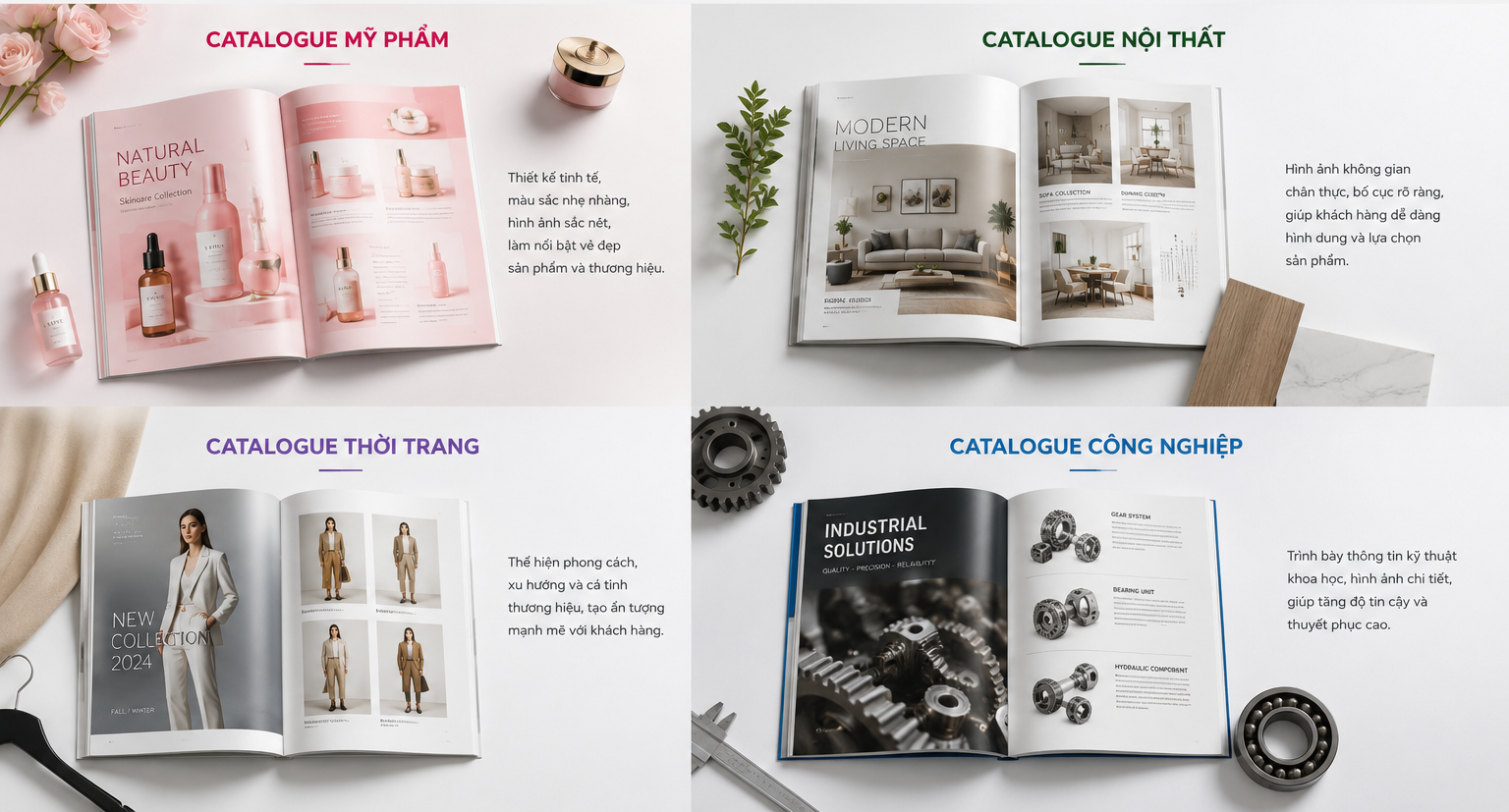 các loại catalogue thông dụng 