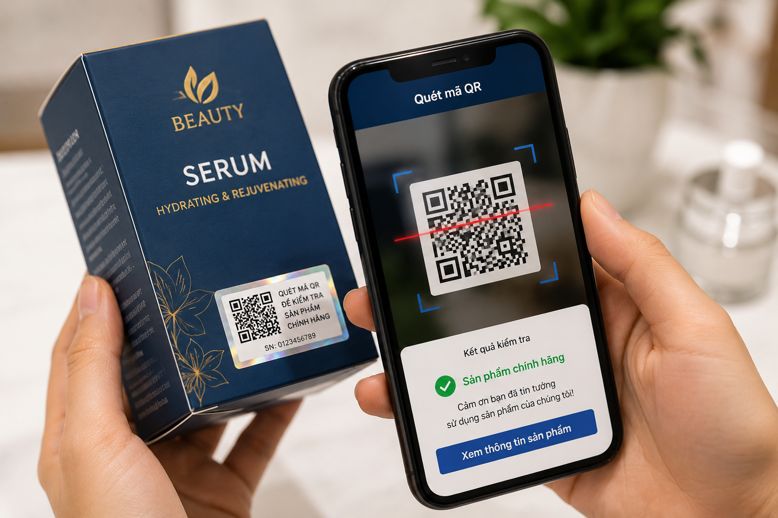 quét qr sản phẩm