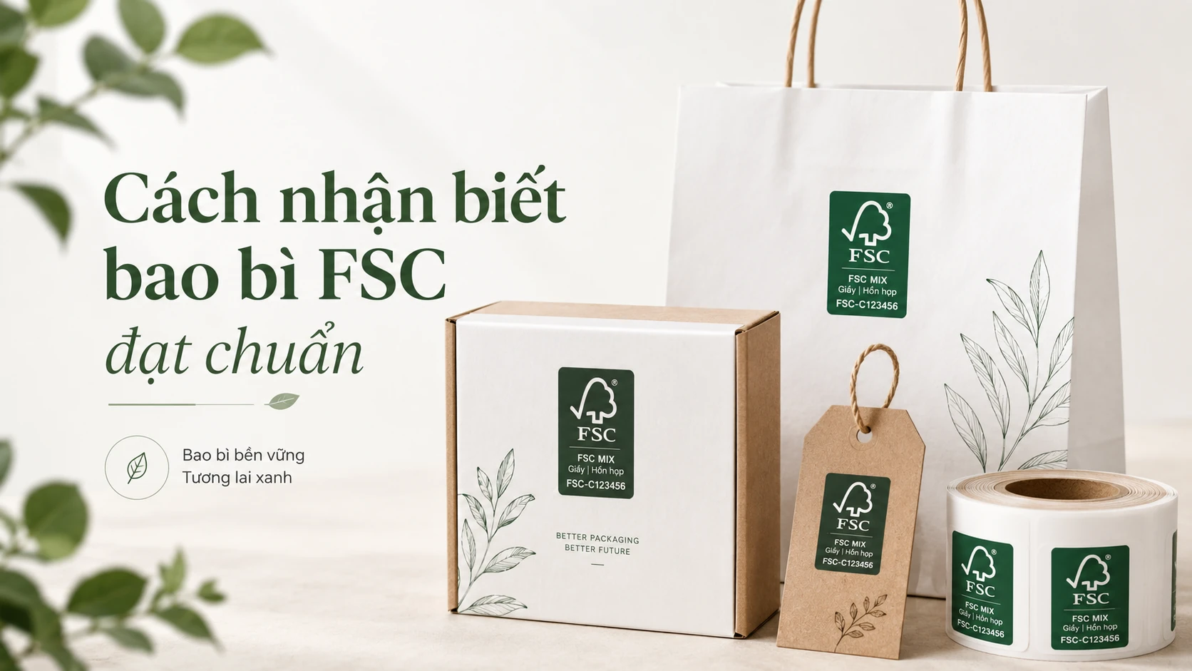 Cách nhận biết bao bì FSC đạt chuẩn