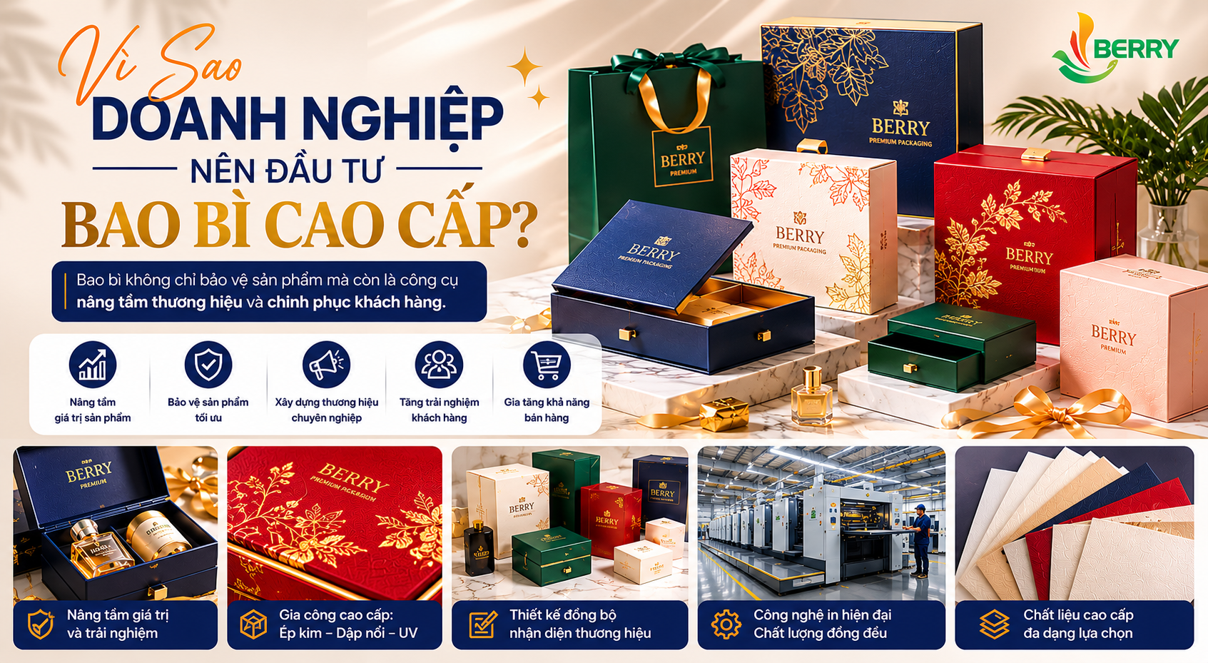 Vì Sao Doanh Nghiệp Nên Đầu Tư Bao Bì Cao Cấp?