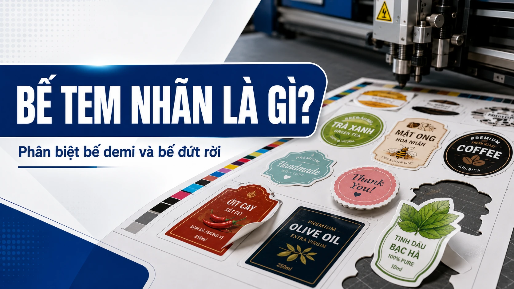 Bế Tem Nhãn Là Gì? Các Kiểu Bế Tem Phổ Biến Trong In Decal