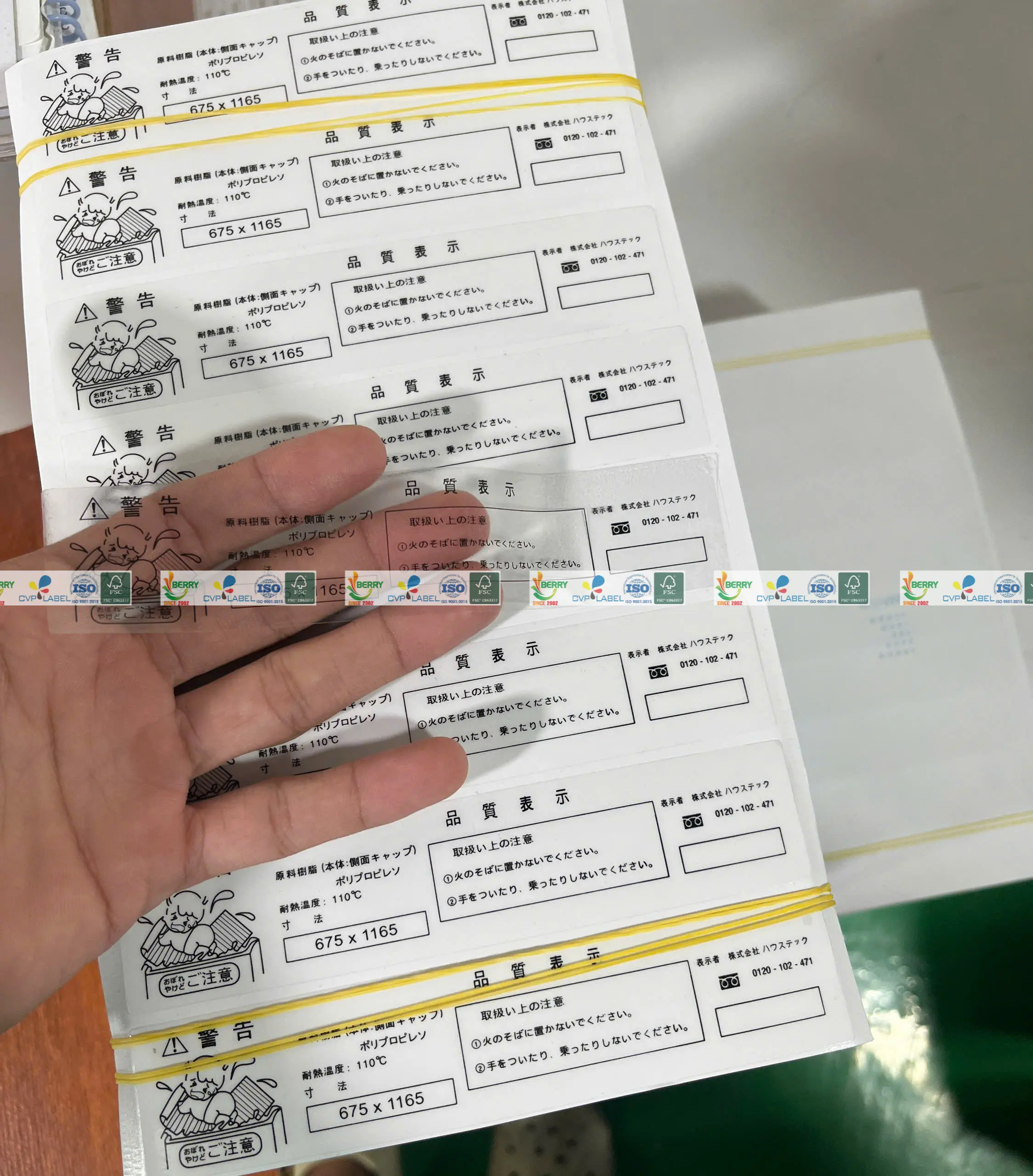 decal trong thành phẩm sau in 