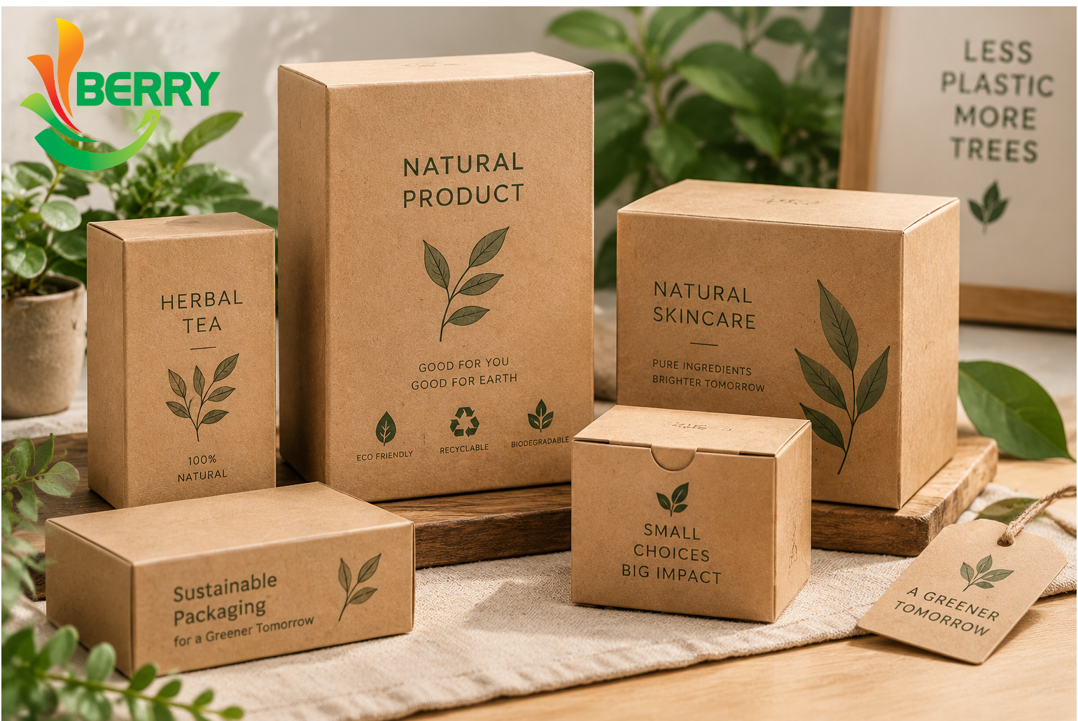 hộp kraft thân thiện với môi trường